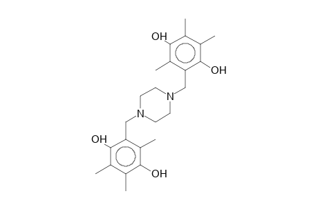 2-{[4-(2,5-dihydroxy-3,4,6-trimethylbenzyl)-1-piperazinyl]methyl}-3,5,6-trimethyl-1,4-benzenediol