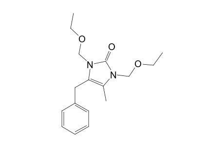 4-BENZYL-1,3-BIS-(ETHOXYMETHYL)-5-METHYL-1,3-DIHYDROIMIDAZOL-2-ONE