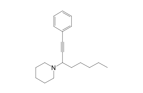 1-(1-phenyloct-1-yn-3-yl)piperidine