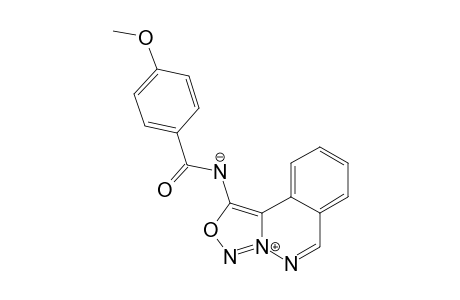 1-[(4-METHOXYBENZOYL)-AMINO]-[1.2.3]-OXADIAZOLO-[4.3-A]-PHTHALAZIN-4-IUM_INNER_SALT