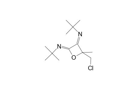 2-Propanamine, N,N'-[4-(chloromethyl)-4-methyl-2,3-oxetanediylidene]bis[2-methyl-