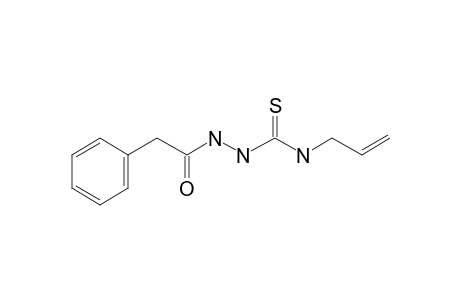 Benzeneacetic acid, N'-[(2-propenylamino)carbonothioyl]hydrazide