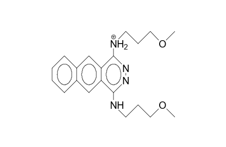 1,4-Bis(3-methoxy-propylamino)-benzo(G)phthalazine monocation