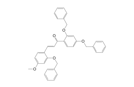2-Propen-1-one, 1-[2,4-bis(phenylmethoxy)phenyl]-3-[4-methoxy-2-(phenylmethoxy)phenyl]-, (E)-