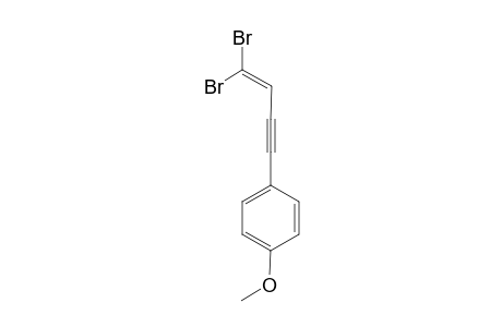 1-(4,4-Dibromobut-3-en-1-ynyl)-4-methoxybenzene