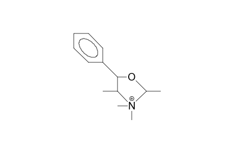 2,3,3,4-Tetramethyl-5-phenyl-oxazolidinium cation