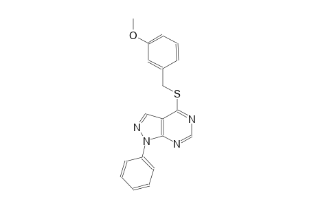 methyl 3-{[(1-phenyl-1H-pyrazolo[3,4-d]pyrimidin-4-yl)sulfanyl]methyl}phenyl ether