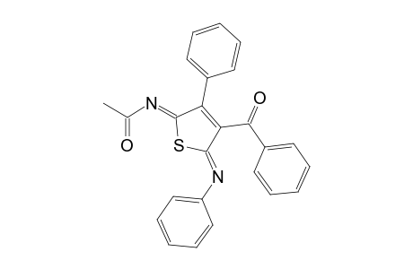 5-Acetylimino-2-phenylimino-4-phenyl-3-benzoyl-2,5-dihydrothiophene