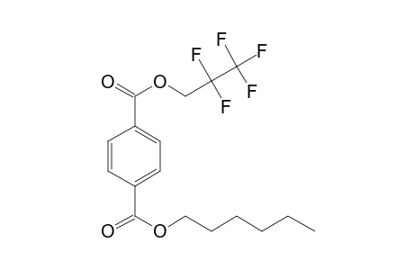 Terephthalic acid, hexyl 2,2,3,3,3-pentafluoropropyl ester