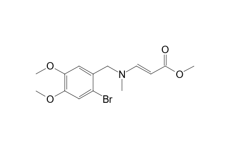 Methyl 3-[(2-Bromo-4,5-dimethyloxybenzyl)(methyl)amino]prop-2-enoate