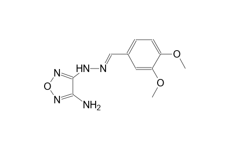 benzaldehyde, 3,4-dimethoxy-, (4-amino-1,2,5-oxadiazol-3-yl)hydrazone