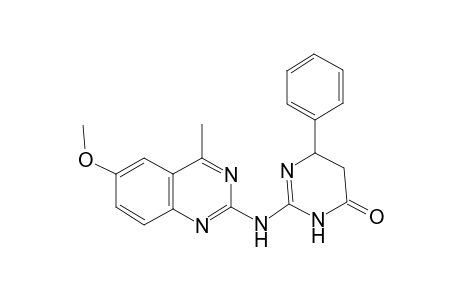 2-(6-Methoxy-4-methyl-quinazolin-2-ylamino)-6-phenyl-5,6-dihydro-3H-pyrimidin-4-one