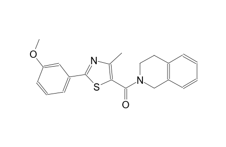 isoquinoline, 1,2,3,4-tetrahydro-2-[[2-(3-methoxyphenyl)-4-methyl-5-thiazolyl]carbonyl]-