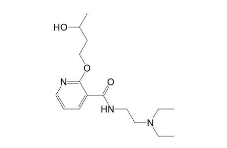 2-(3-Hydroxybutoxy)-n-(2-(diethylamino)ethyl)-3-pyridinecarboxamide