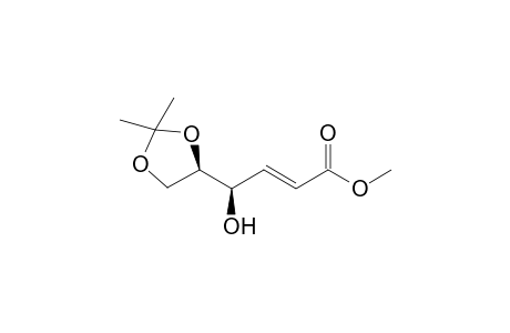 (2E)-Methyl 2,3-dideoxy-5,6-O-isopropylidene-D-erythro-2-hexenoate