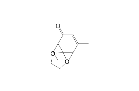 2'-methyl-4'-spiro[1,3-dioxolane-2,9'-bicyclo[3.3.1]non-2-ene]one
