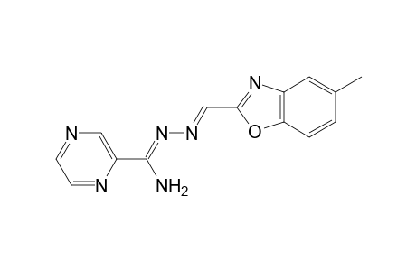 N(1)-{[(5'-Methyl-2'-benzoxazolyl)methylene]amidrazone}-2-pyrazine