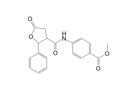 methyl 4-{[(5-oxo-2-phenyltetrahydro-3-furanyl)carbonyl]amino}benzoate