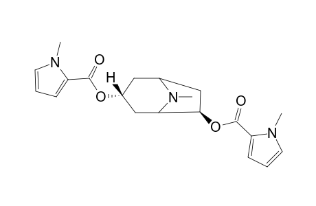 CATUABINE-E;3-ALPHA,6-BETA-DI-(1-METHYL-1H-PYRROL-2-YLCARBONYLOXY)-TROPANE