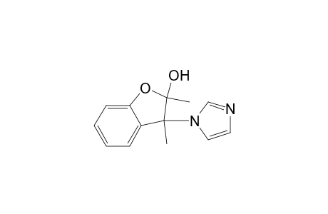 1-(2',3'-Dihydro-2',3'-dimethyl-2'-hydroxybenzo[b]furan-3'-yl)imidazole