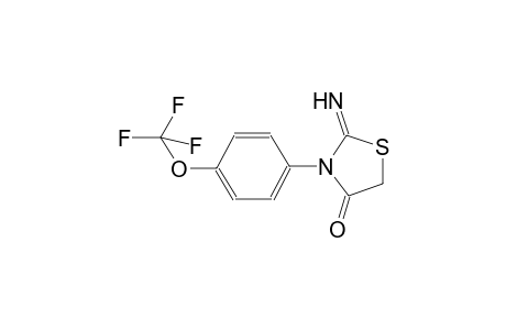 2-imino-3-[4-(trifluoromethoxy)phenyl]-1,3-thiazolidin-4-one