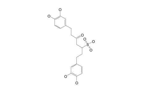 SHOGASULFONIC-ACID-C;5-SULFONYL-1,7-BIS-(3,4-DIHYDROXYPHENYL)-HEPTAN-3-ONE