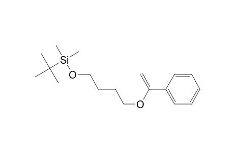 tert-Butyl-dimethyl-[4-(1-phenylethenoxy)butoxy]silane
