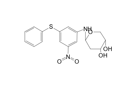 2-Deoxy-N-[3-nitro-5-(phenylsulfanyl)phenyl]pentopyranosylamine