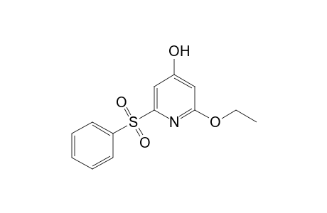 2-(benzenesulfonyl)-6-ethoxy-1H-pyridin-4-one