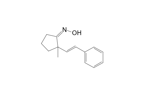 2-Methyl-2-phenylethenylcyclopentanone oxime
