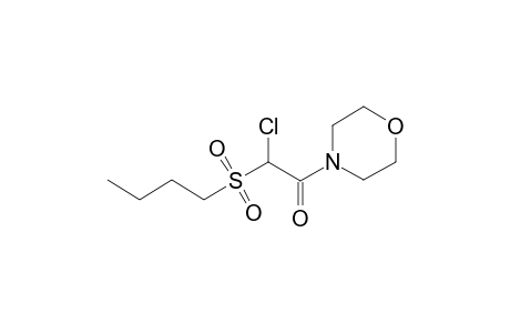 4-[(butylsulfonyl)(chloro)acetyl]morpholine