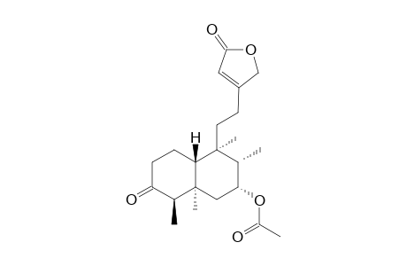 [(2R,3S,4R,4aR,8R,8aR)-3,4,8,8a-tetramethyl-7-oxo-4-[2-(5-oxo-2H-furan-3-yl)ethyl]decalin-2-yl] acetate
