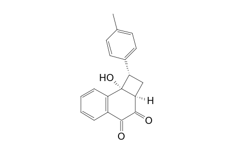 (+-)-(1.alpha.,2a.alpha.,8b.alpha.)-1,2,2a,8b-Tetrahydro-8b-hydroxy-1-(p-tolyl)cyclobuta[a]naphthalene-3,4-dione
