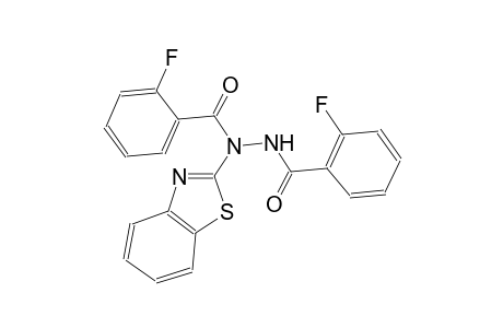 N'-(1,3-benzothiazol-2-yl)-2-fluoro-N'-(2-fluorobenzoyl)benzohydrazide