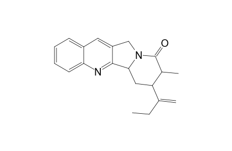 7-(1-Ethylvinyl)-8-methyl-6,7,8,11-tetrahydro-5bH-indolizino[1,2-b]quinolin-9-one