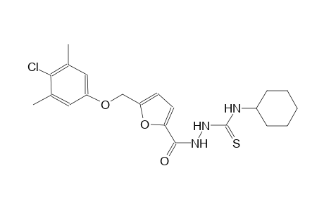 2-{5-[(4-chloro-3,5-dimethylphenoxy)methyl]-2-furoyl}-N-cyclohexylhydrazinecarbothioamide