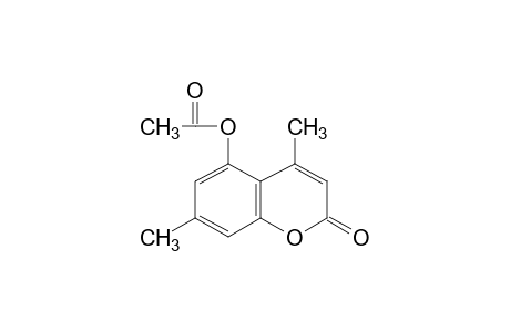 4,7-DIMETHYL-5-HYDROXYCOUMARIN, ACETATE