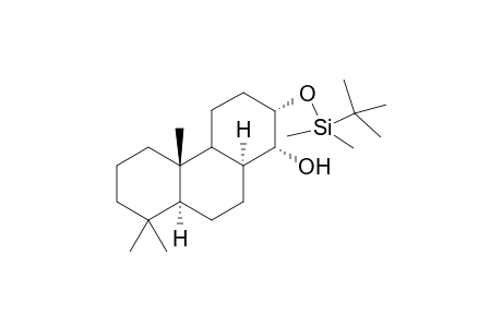 13.alpha.-t-Butyldimethylsilyloxy-8-epi-podocarpan-14.alpha.-ol