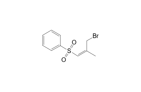 [(Z)-3-bromo-2-methylprop-1-enyl]sulfonylbenzene