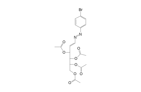 (1E,3E)-4-(Tetra-O-acetyl-D-arabino-tetritol-1-yl)-1-(4-bromophenyl)-1,2-diaza-1,3-butandiene