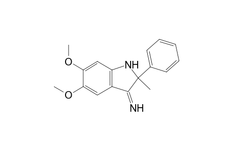 5,6-Dimethoxy-2-methyl-2-phenylindolin-3-imine