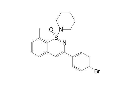 3-(4-Bromophenyl)-8-methyl-1-(piperidin-1-yl)benzo[e][1,2]thiazine 1-oxide