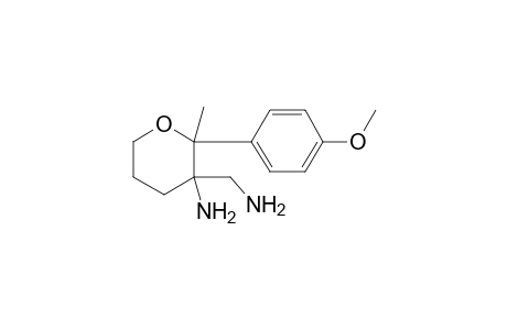 3-(aminomethyl)-2-(4-methoxyphenyl)-2-methyl-3-oxanamine