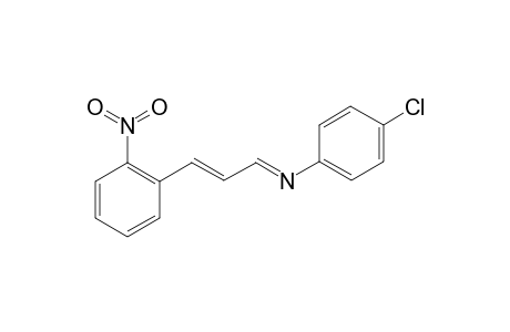 (4-Chloro-phenyl)-[(E)-3-(2-nitro-phenyl)-prop-2-en-(E)-ylidene]-amine