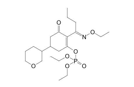 Phosphoric acid, 2-[1-(ethoxyimino)butyl]-3-oxo-5-(tetrahydro-2H-pyran-3-yl)-1-cyclohexen-1-yl diethyl ester