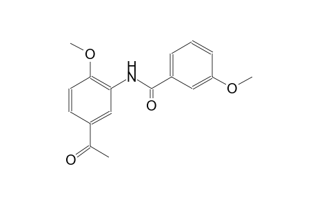 benzamide, N-(5-acetyl-2-methoxyphenyl)-3-methoxy-