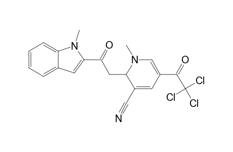 3-CYANO-1-METHYL-2-[((1-METHYL-2-INDOLYL)-CARBONYL)-METHYL]-5-(TRICHLOROACETYL)-1,2-DIHYDROPYRIDINE