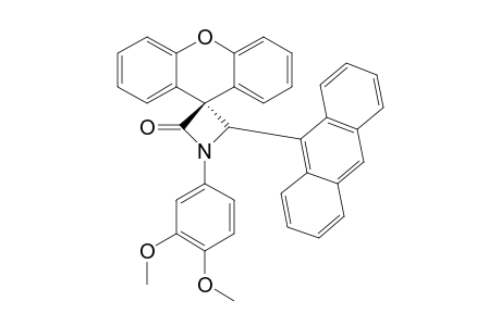 2-(ANTHRACEN-9-YL)-1-(3,4-DIMETHOXYPHENYL)-SPIRO-[AZETIDINE-3,9'-XANTHEN]-4-ONE