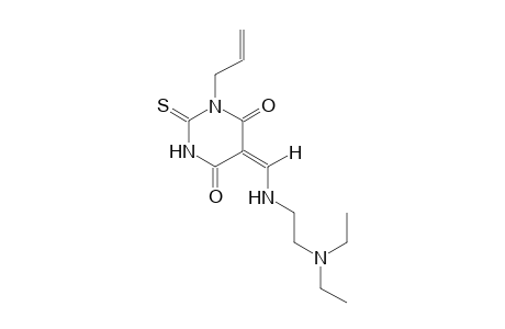(5E)-1-allyl-5-({[2-(diethylamino)ethyl]amino}methylene)-2-thioxodihydro-4,6(1H,5H)-pyrimidinedione