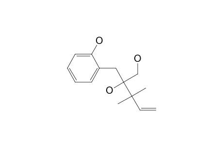 2-(2-hydroxybenzyl)-3,3-dimethyl-pent-4-ene-1,2-diol